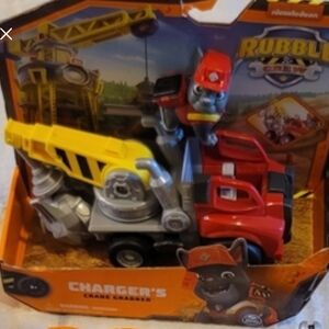 Paw Patrol Rubble's Red and Yellow Crane Grabber